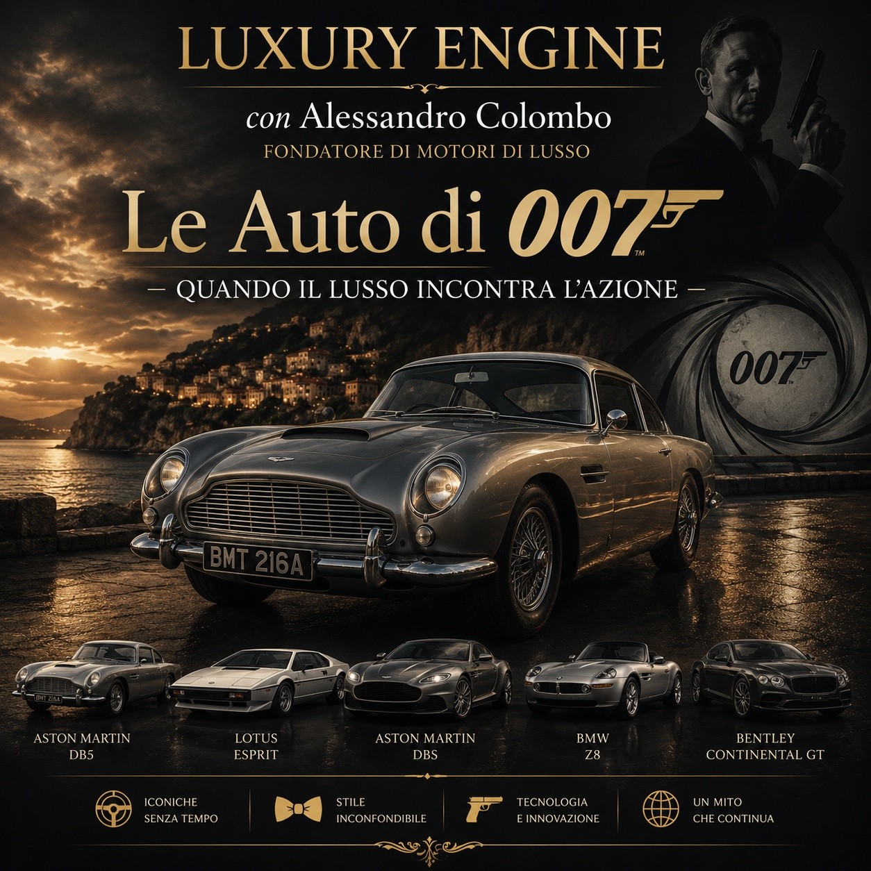 Le Auto di 007 – Quando il Lusso Incontra l'Azione
