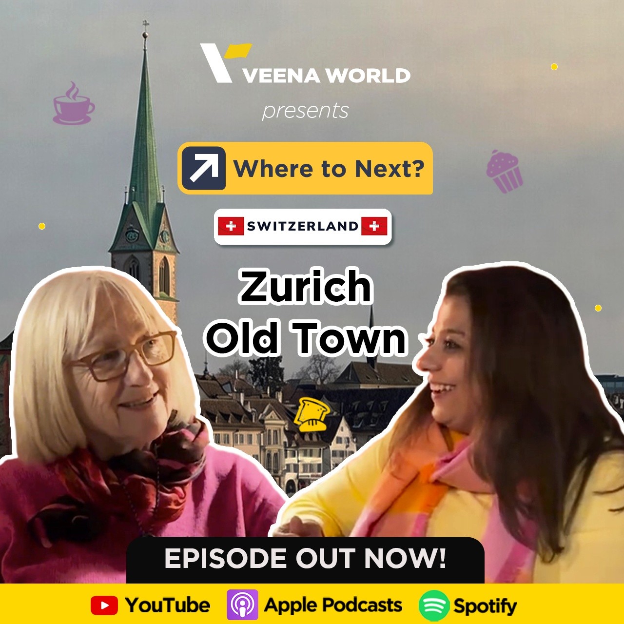 EP 16 Discovering Historic Zurich with Sunila Patil & Elisabeth Brem ЁЯЗиЁЯЗн