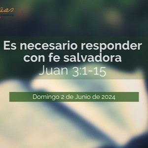 Portada de Es Necesario responder con Fe Salvadora