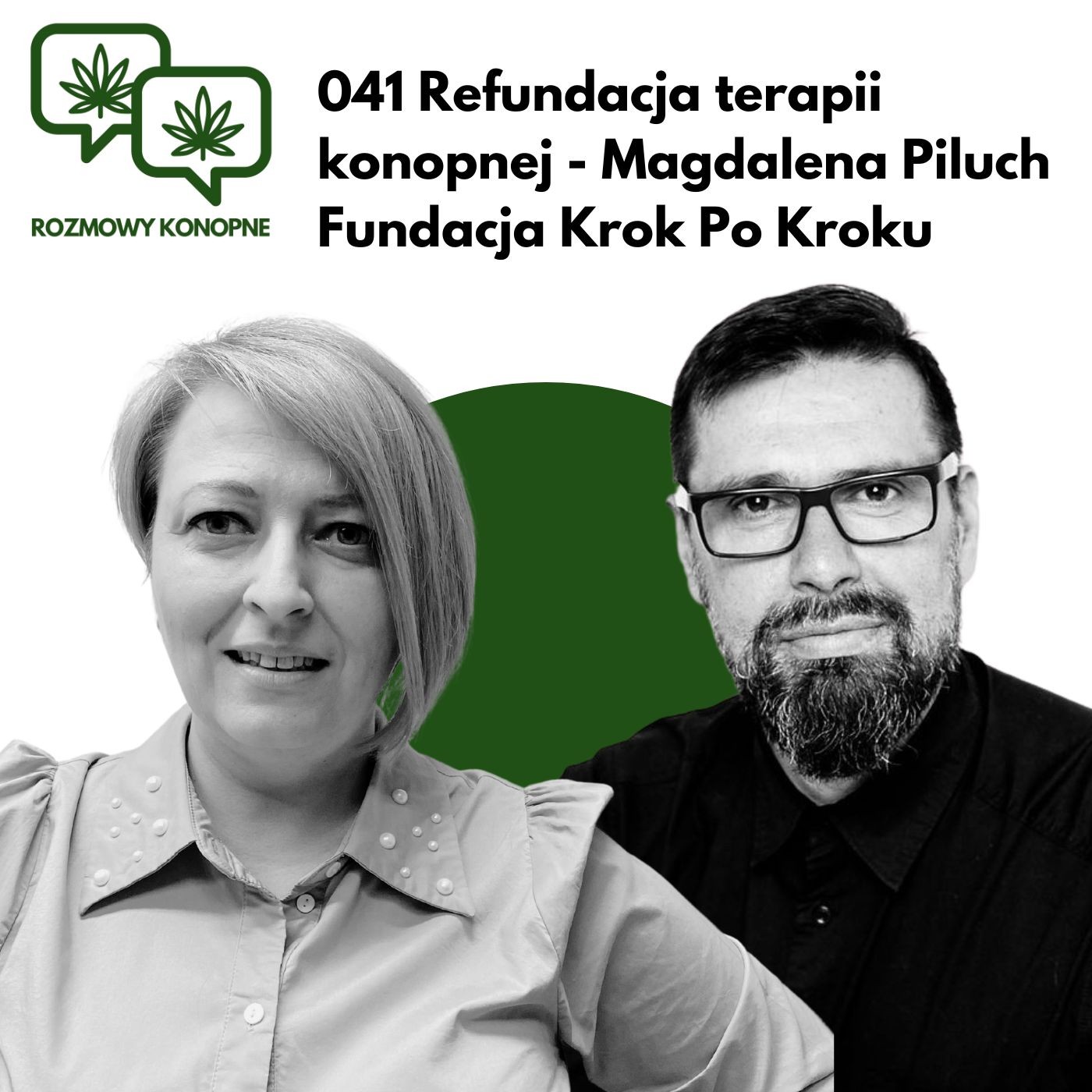 Okładka odcinka: Refundacja terapii konopnej z 1,5% podatku — Magdalena Piluch o subkontach (odc. 041)