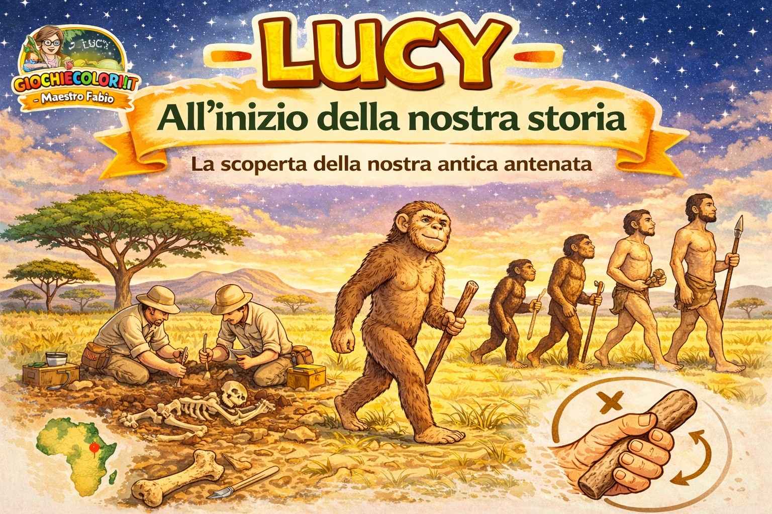 Lucy: la scoperta che ha cambiato la storia dell’uomo