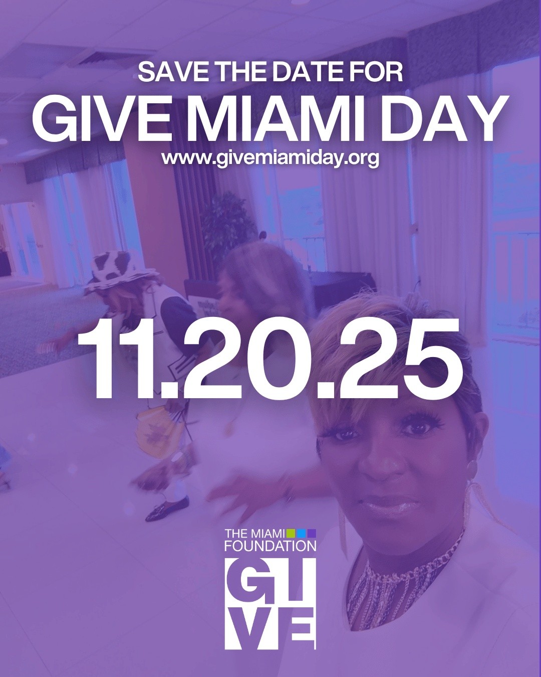 Give Miami Day starts tomorrow visit our site and donate minimum $25 or more to help Derrick Danzel Days II Corporation