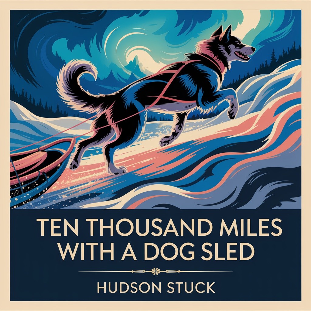Cover of Ten Thousand Miles with a Dog Sled: Winter Adventures in Alaska