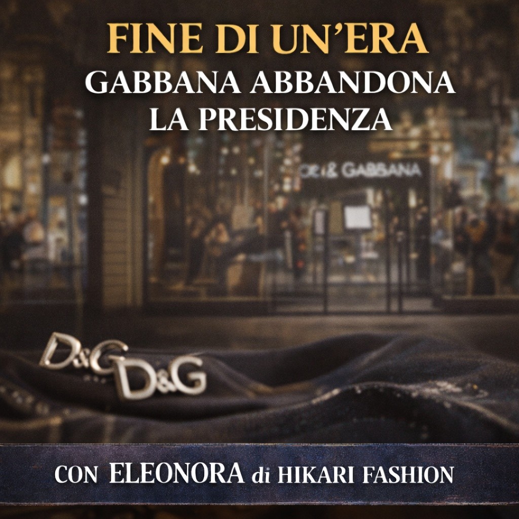 Fine di un’Era - Gabbana Abbandona la Presidenza