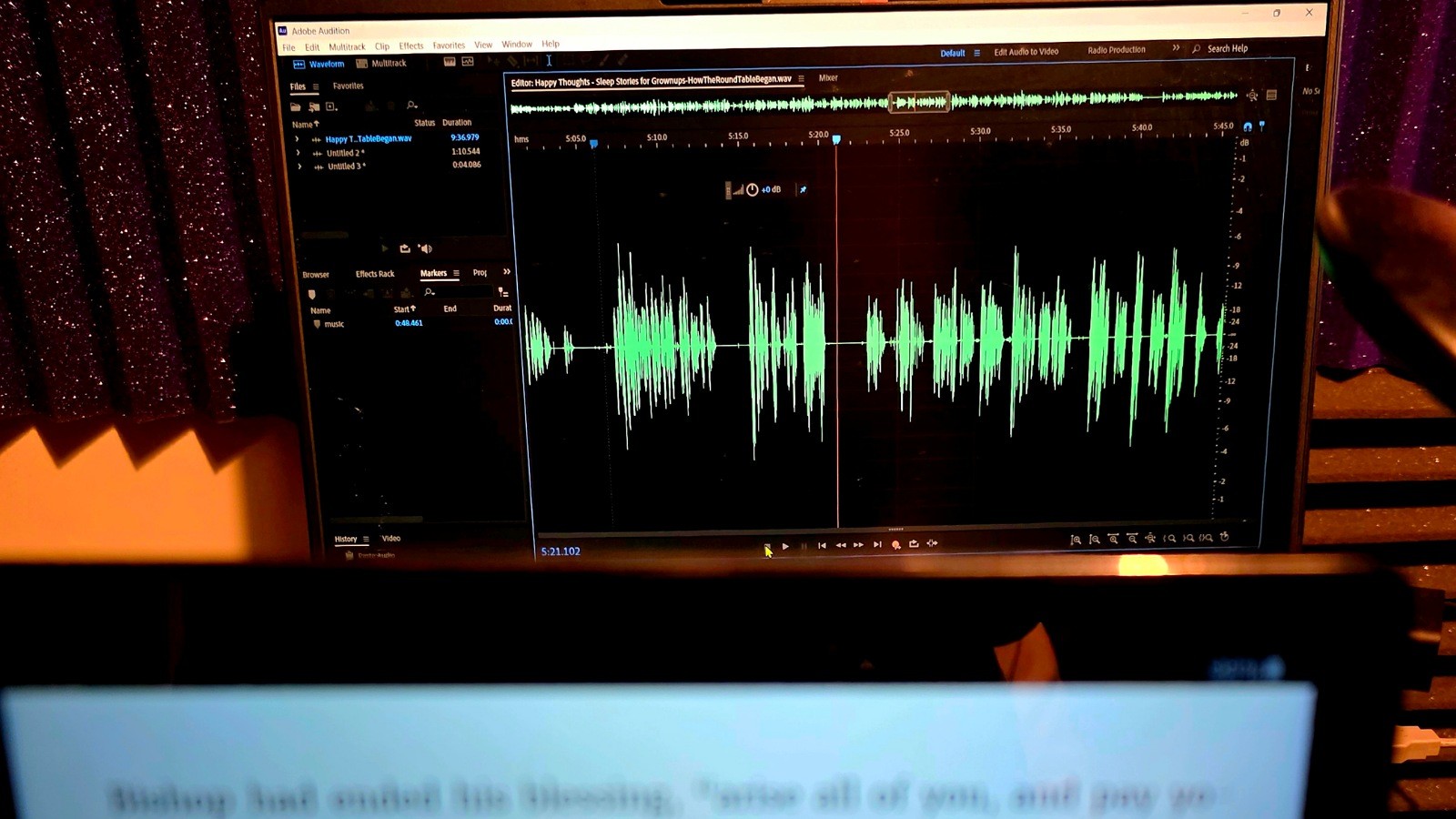 Recording this week's podcast episode❣️