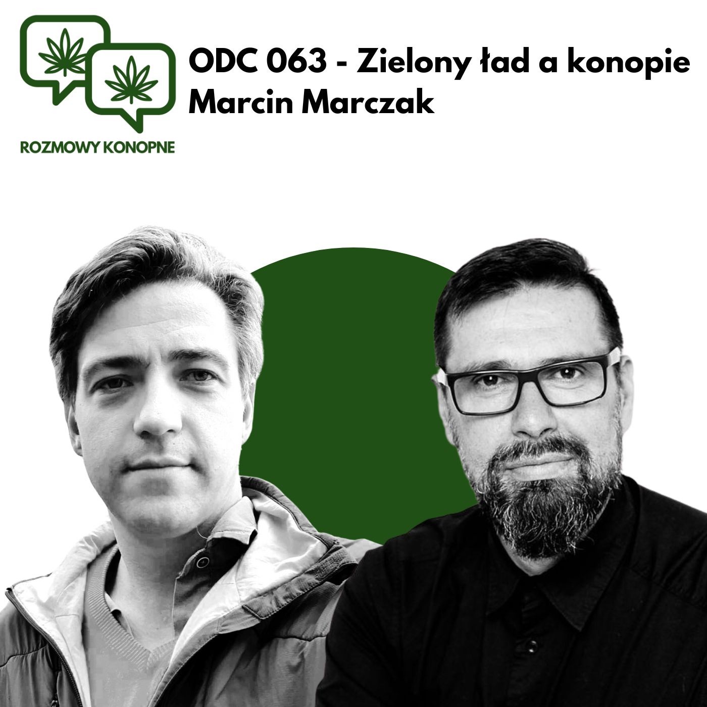 Okładka odcinka: Zielony Ład a konopie — Marcin Marczak o kredytach węglowych (odc. 063)