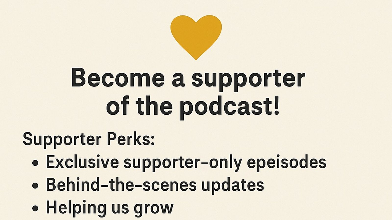 How to Support Out Loud & In Progress