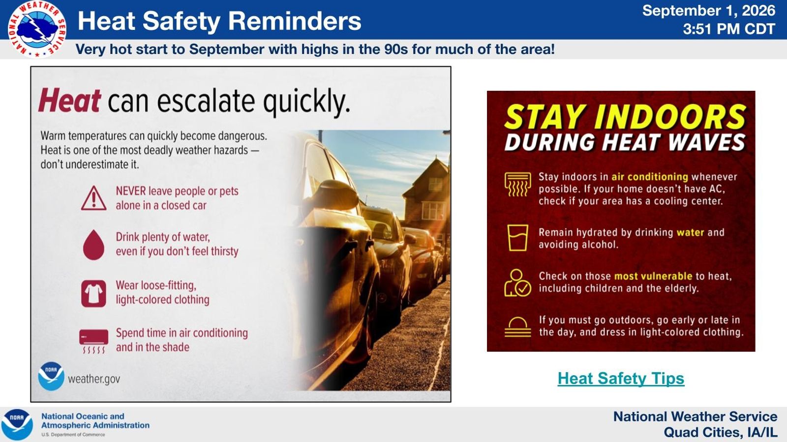 Heat Safety Tips