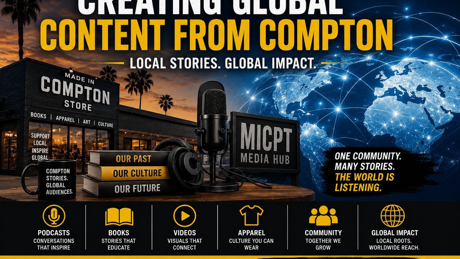 Creating Global Content from Compton