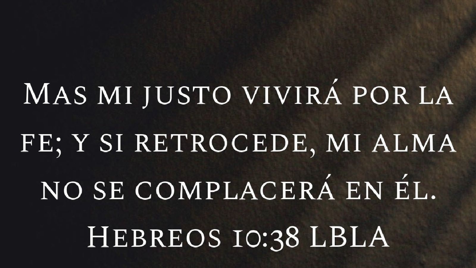 Hebreos 10:38