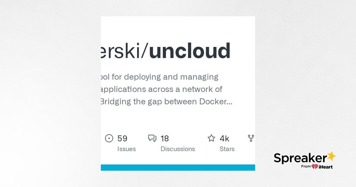 GitHub - psviderski/uncloud: A lightweight tool for deploying and ...