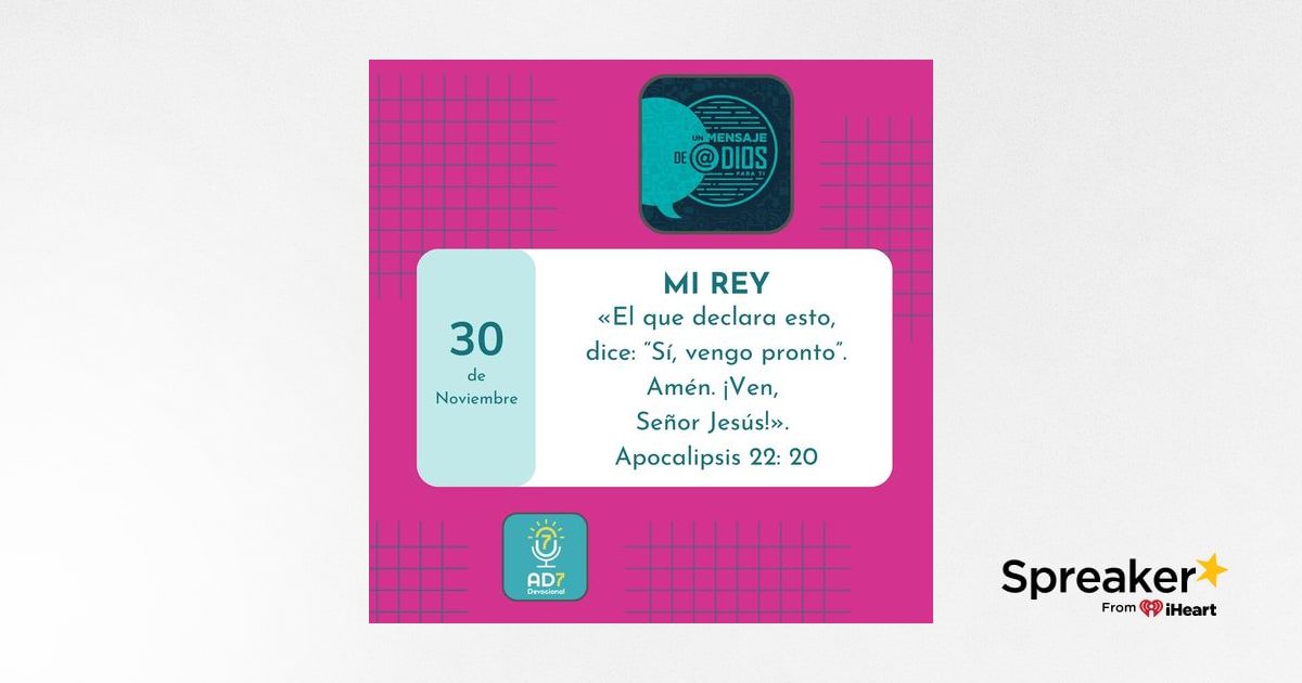 30 de noviembre - Un Mensaje De @Dios Para Ti - Devocional de Jóvenes ...