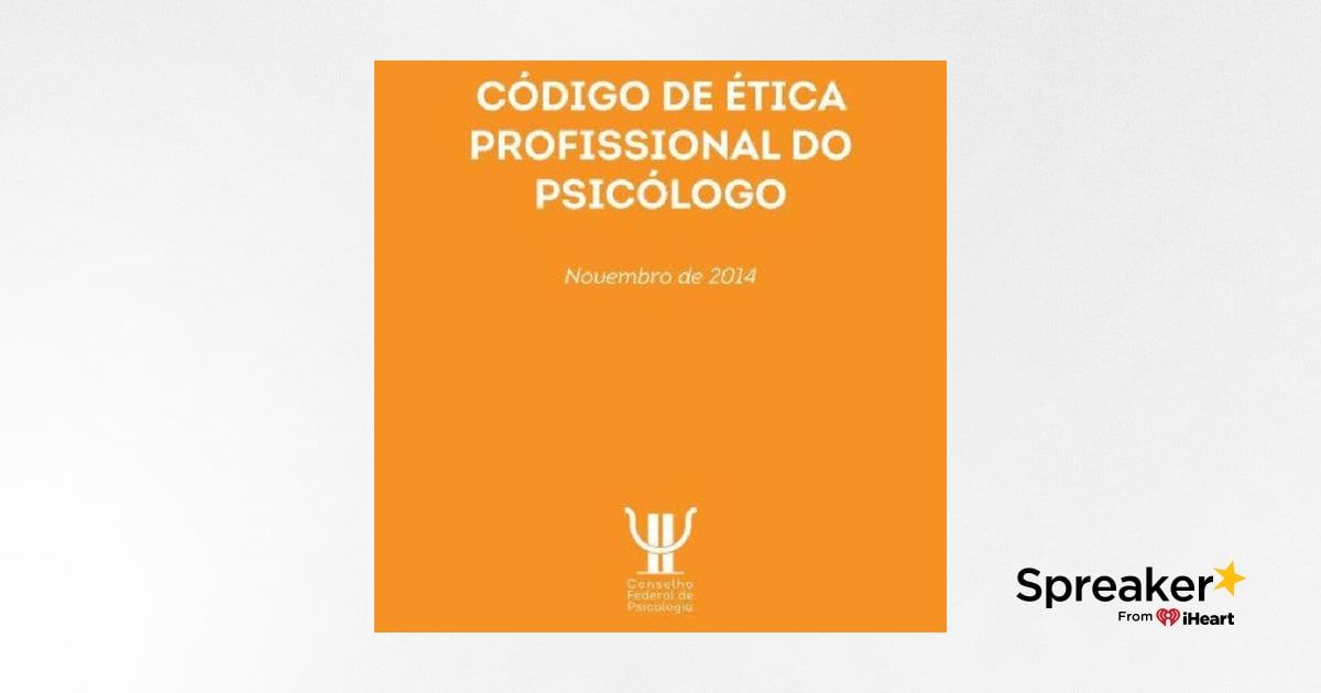 Código De ética Profissional Do Psicólogo 2011