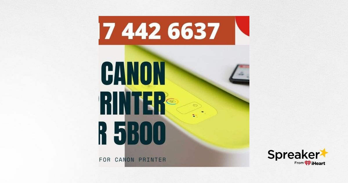 How To Fix Canon Printer Error 5b00 