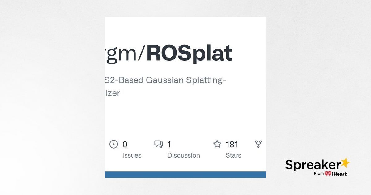 GitHub - shadygm/ROSplat: The Online ROS2-Based Gaussian Splatting ...