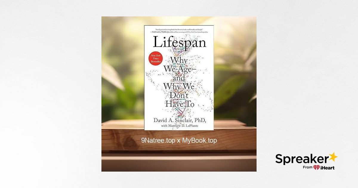 Lifespan By David A. Sinclair Hardcover Book - Good Condition, 432 Pages, 2019