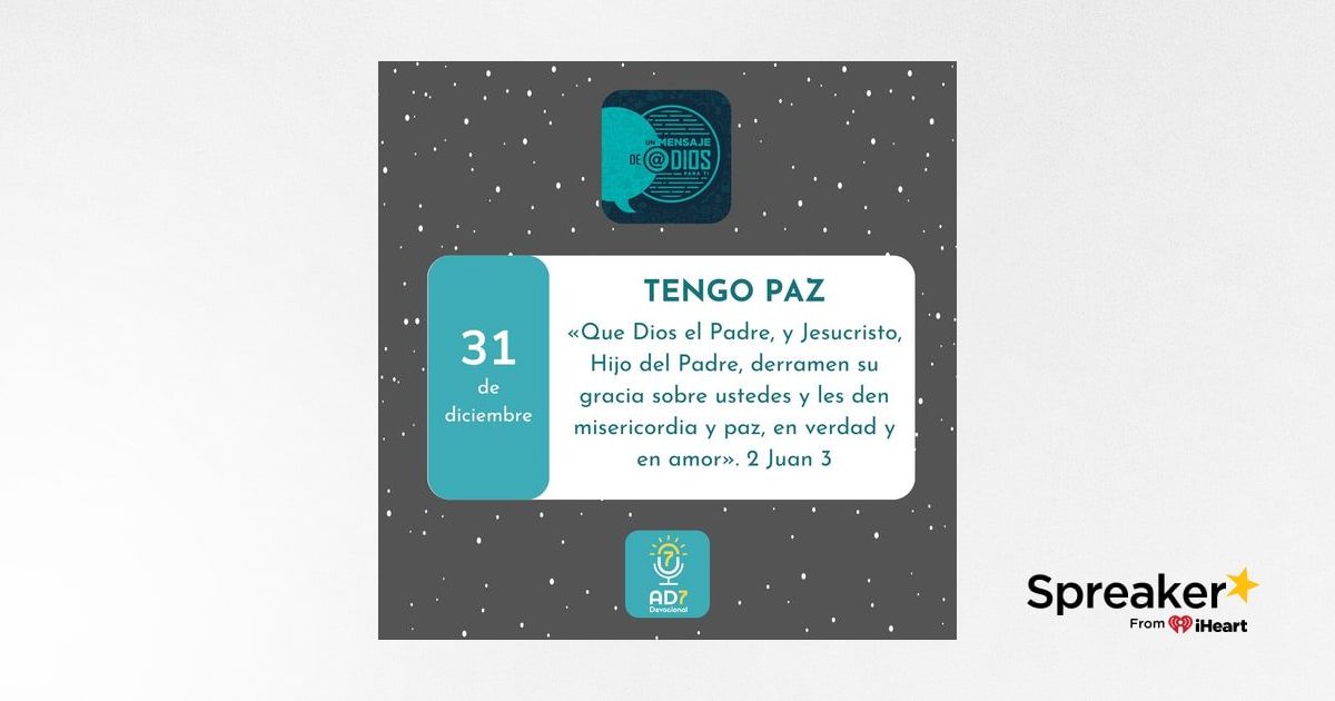 31 de diciembre - Un Mensaje De @Dios Para Ti - Devocional de Jóvenes ...