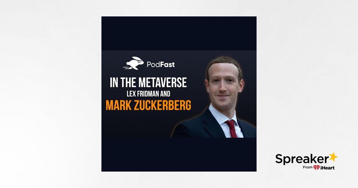 Metaverse: Mark Zuckerberg and Lex Fridman