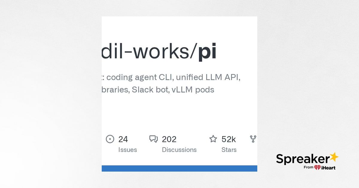 GitHub - badlogic/pi-mono: AI agent toolkit: coding agent CLI, unified ...