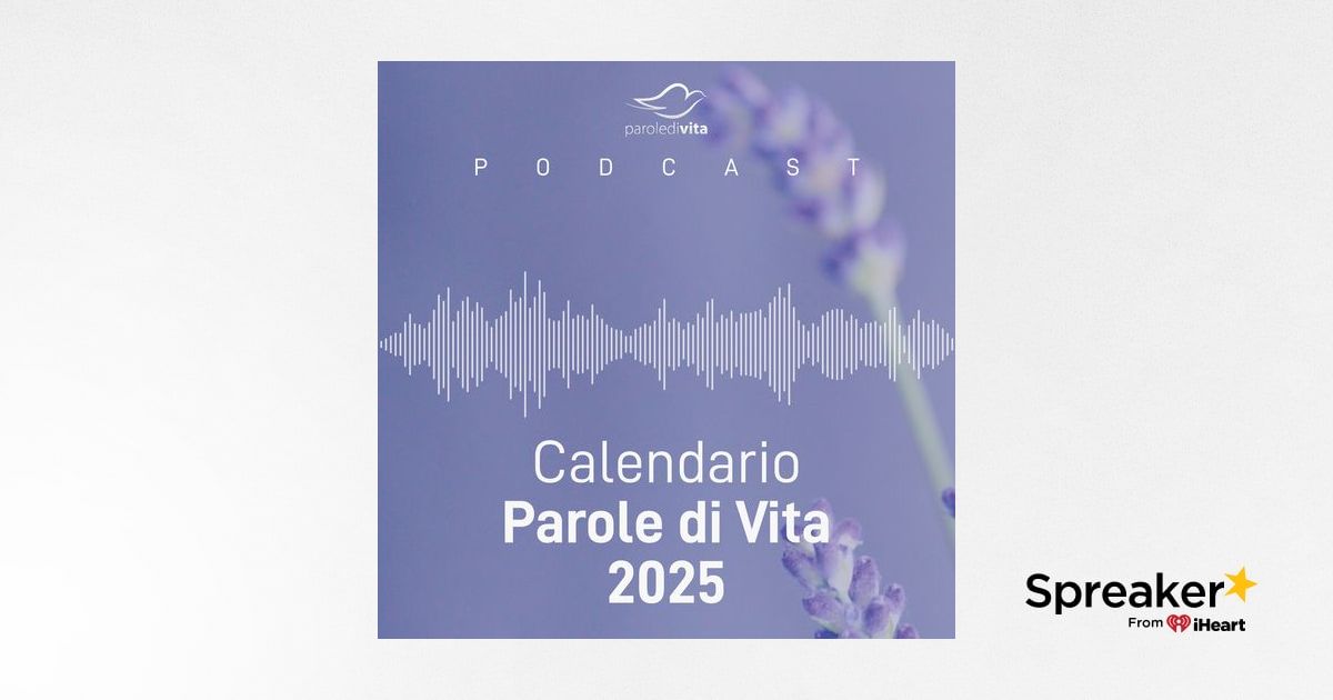 calendario per la vita 2025