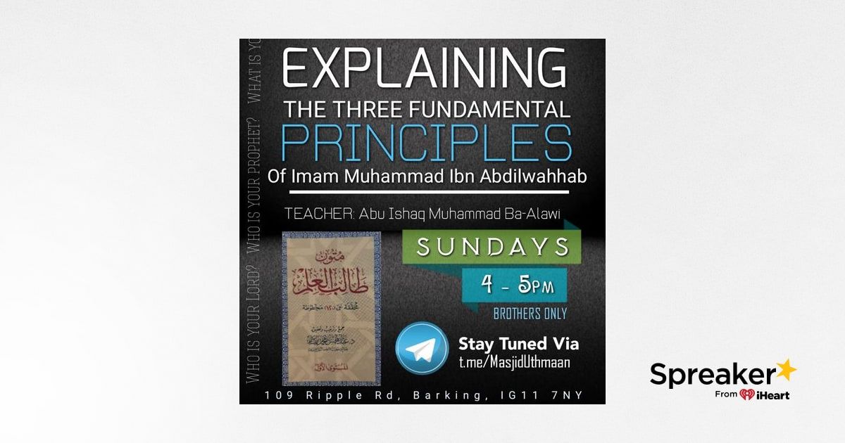 The Three Fundamental Principles The Three Fundamental Principles