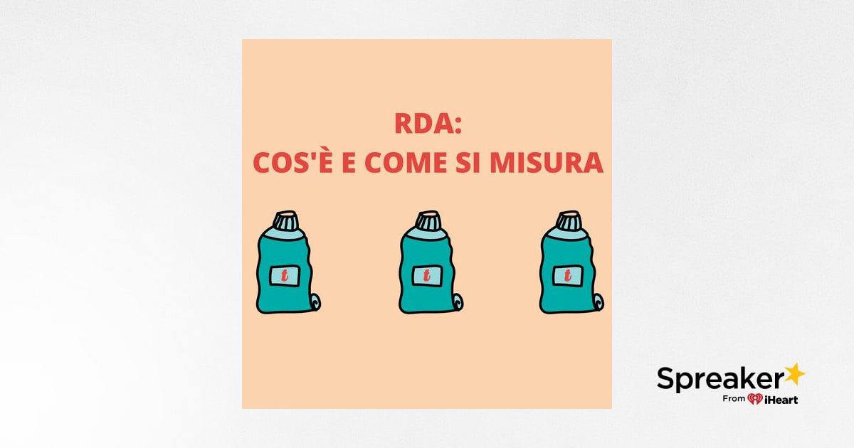 [Aggiornamento] RDA: cos'è e come si misura - Dott.ssa Chiara Lorenzi