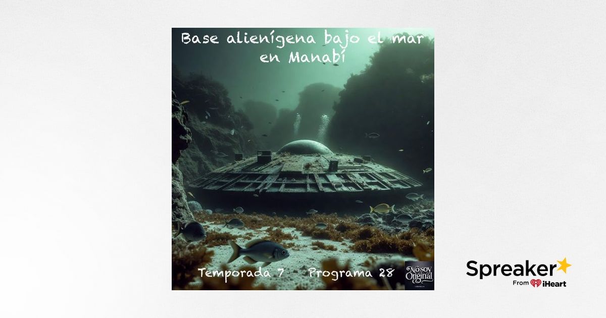 Base alienígena bajo el mar en Manabí