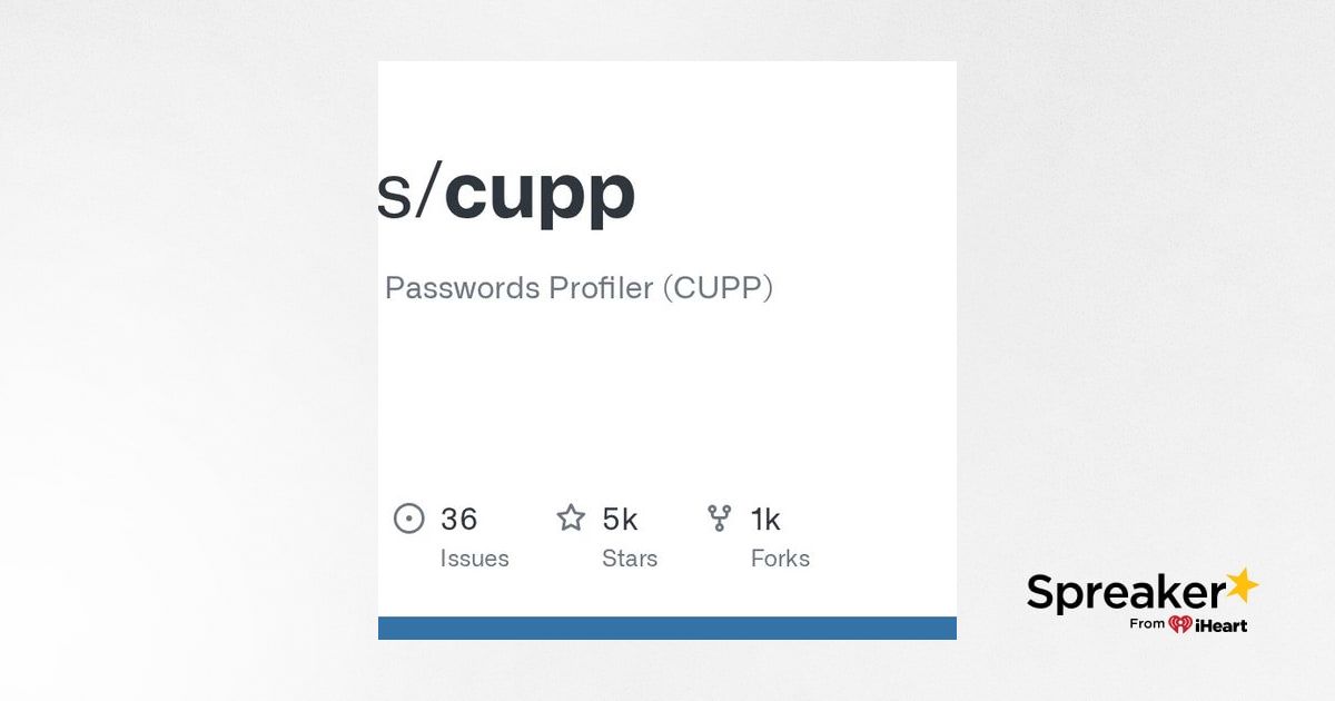 GitHub - Mebus/cupp: Common User Passwords Profiler (CUPP)