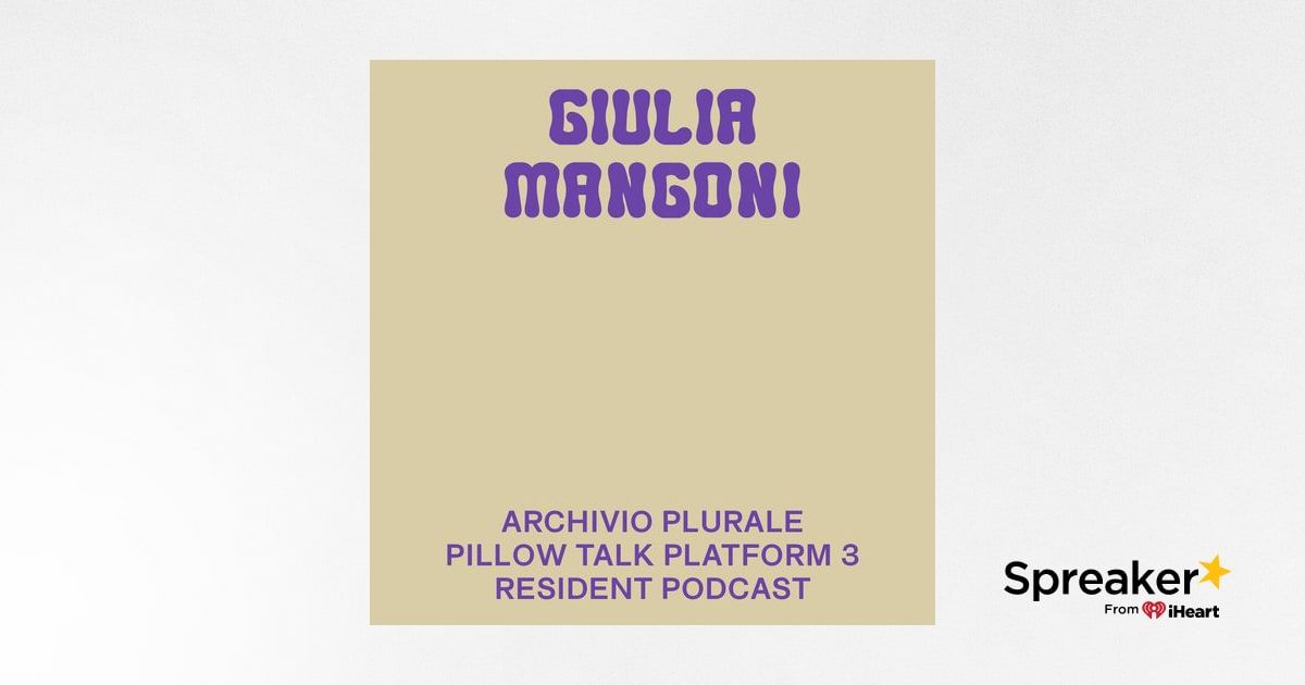 ARCHIVIO PLURALE Giulia Mangoni