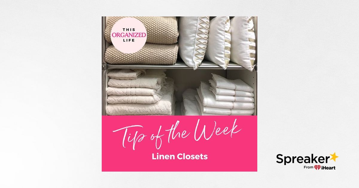 IHeart Organizing: Organized Linen Closet