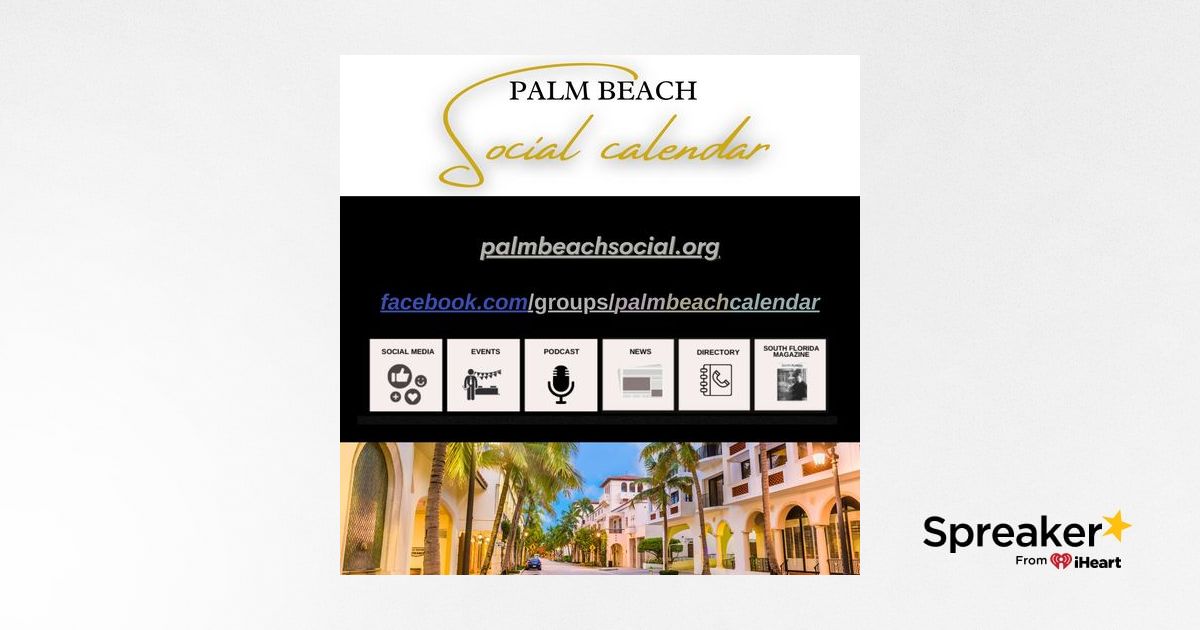 The Palm Beach Social Calendar
