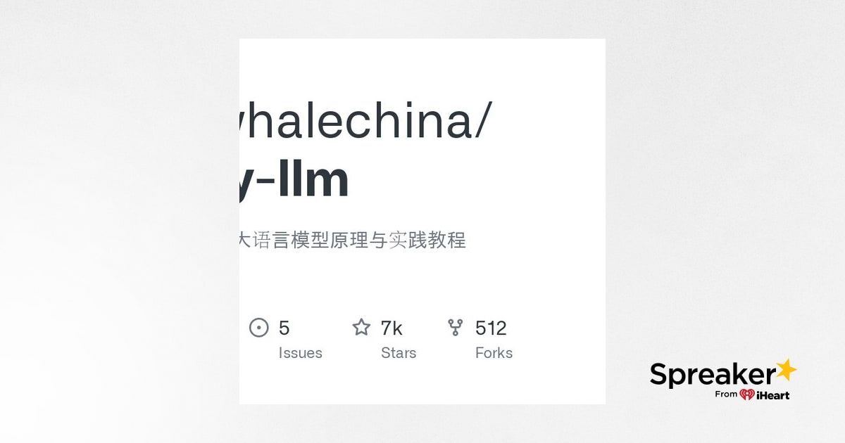 GitHub - datawhalechina/happy-llm: 📚 从零开始的大语言模型原理与实践教程