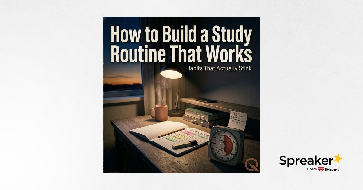 Study Works Designer How to Build a Study Routine That Works