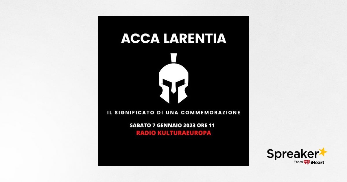 ACCA LARENTIA IL SIGNIFICATO DI UNA COMMEMORAZIONE