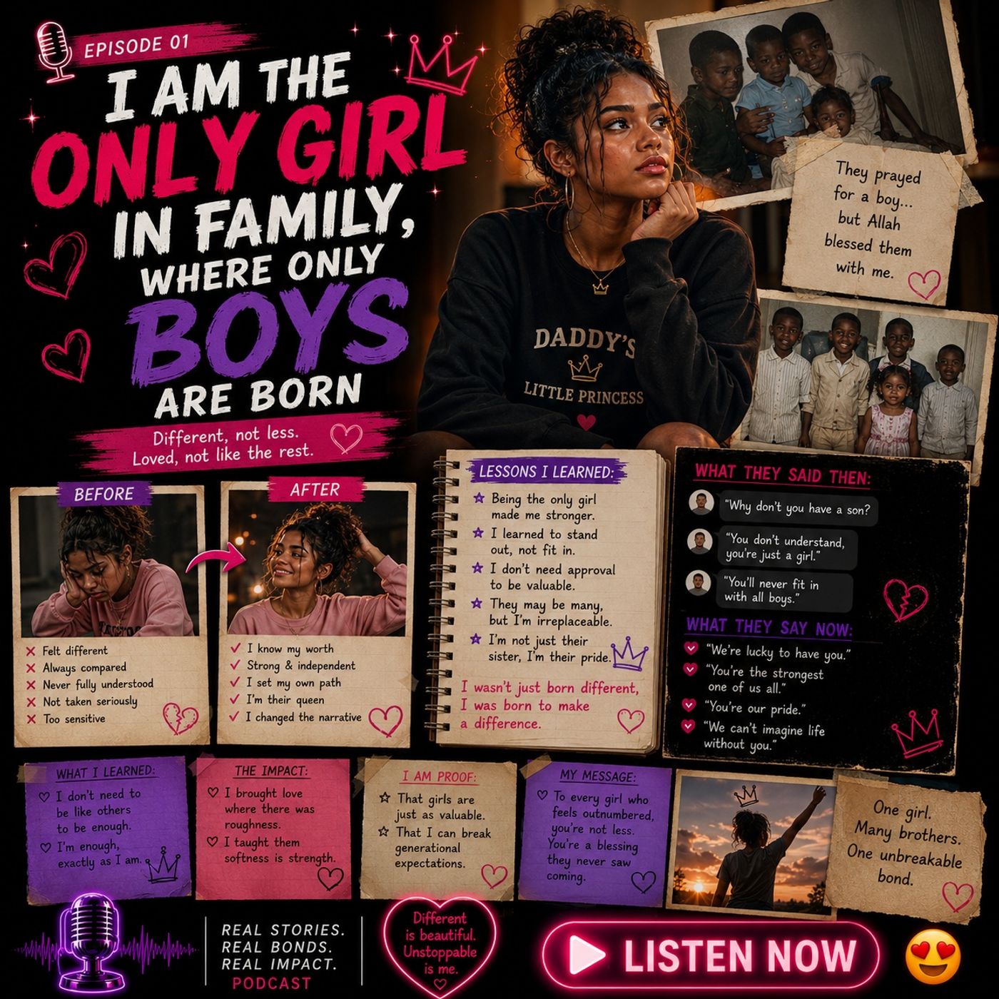 I Am the Only Girl in Family, Where only Boys Are Born|like and subscribe 🤔💕 episode artwork