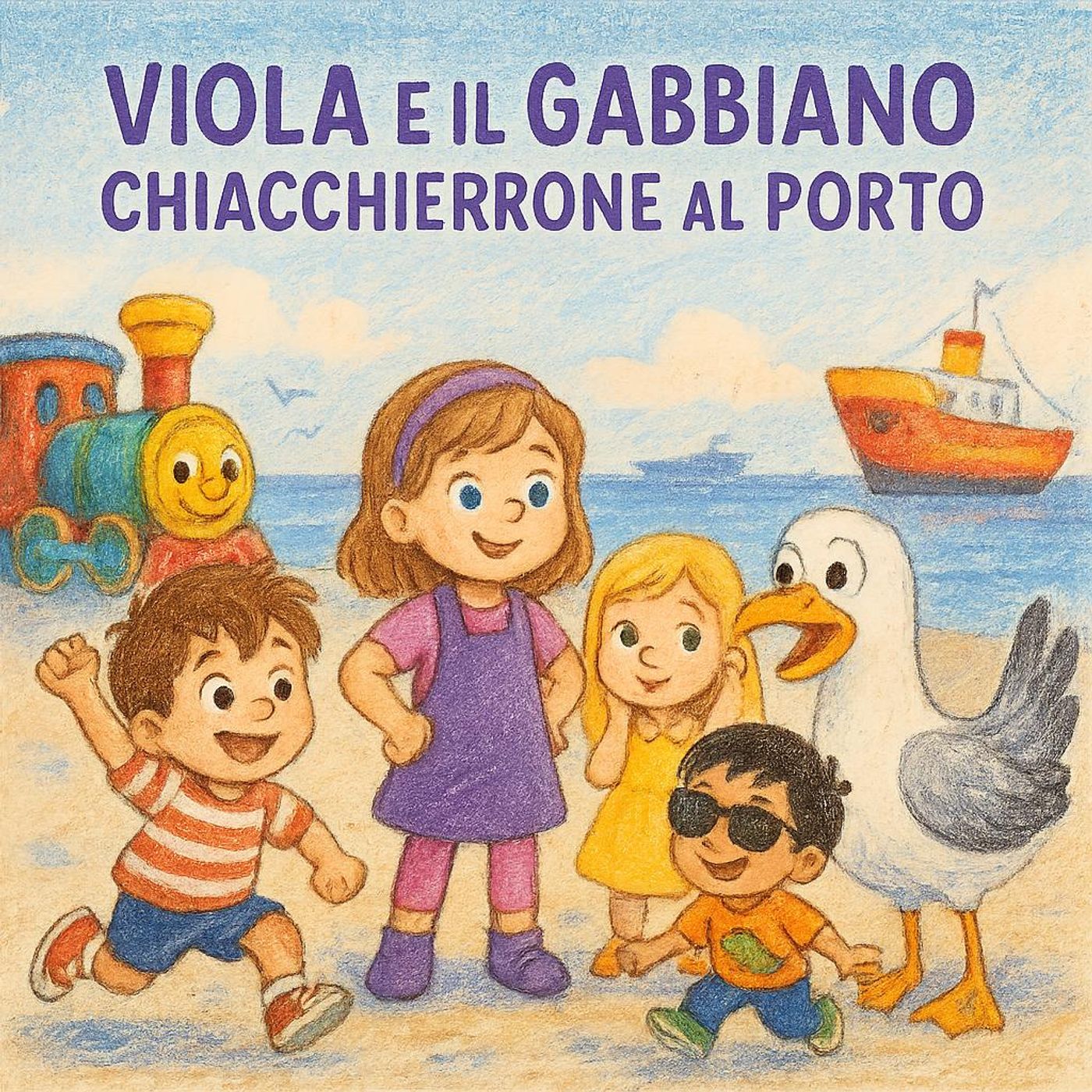 Viola e il Gabbiano Chiacchierone al Porto