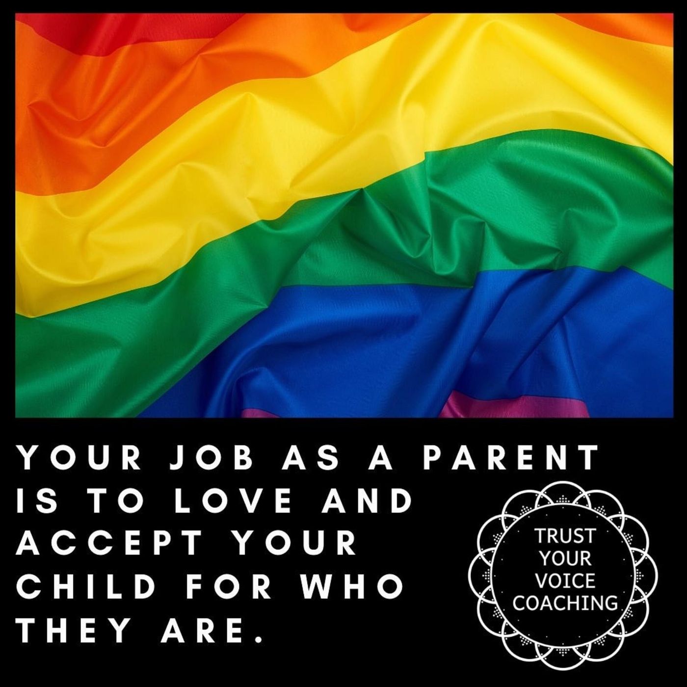My Story- Dawn explains how their friends and family reacted when they came out. — Trust Your Voice Coaching cover