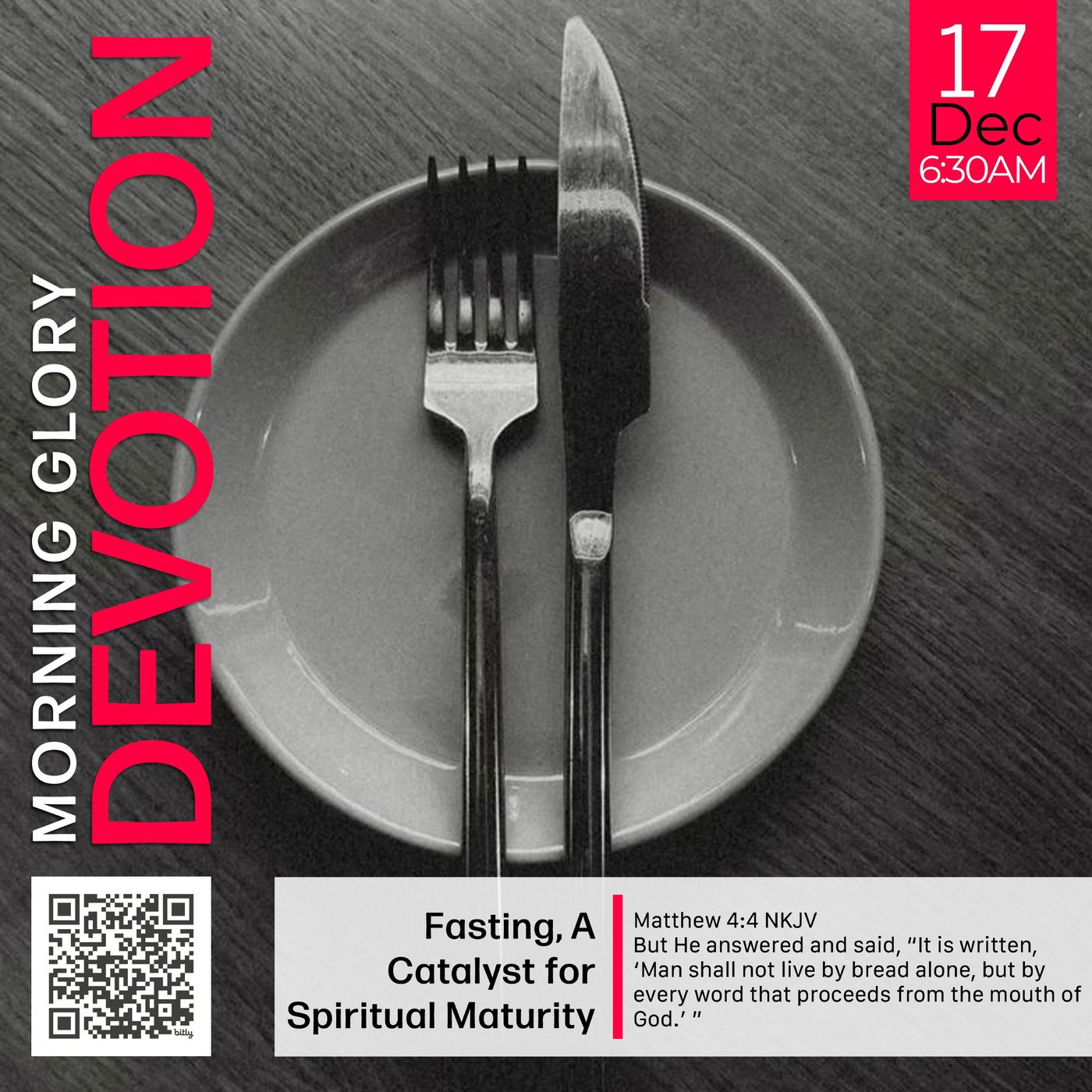 MGD: Fasting, A Catalyst for Spiritual Maturity