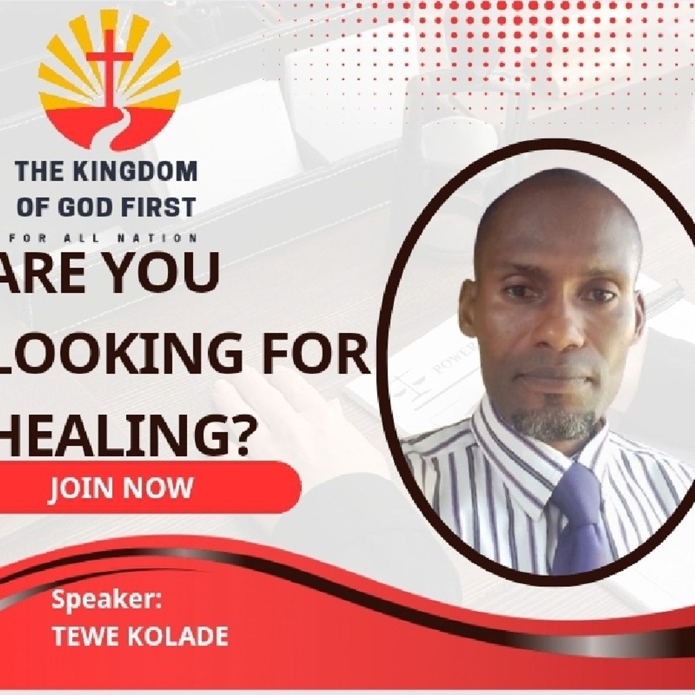 ARE YOU LOOKING FOR HEALING?