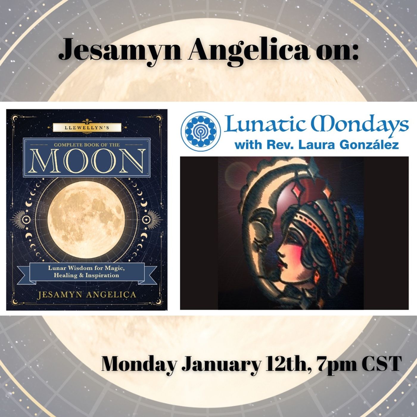 Lunatic Mondays ~ Jesamyn Angelica ~ Author episode artwork