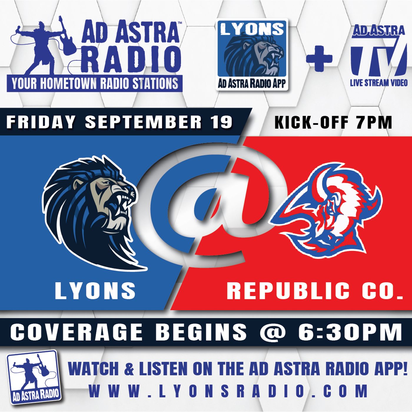 Lyons Lions at Republic County Buffaloes Football (September 19, 2025) episode artwork