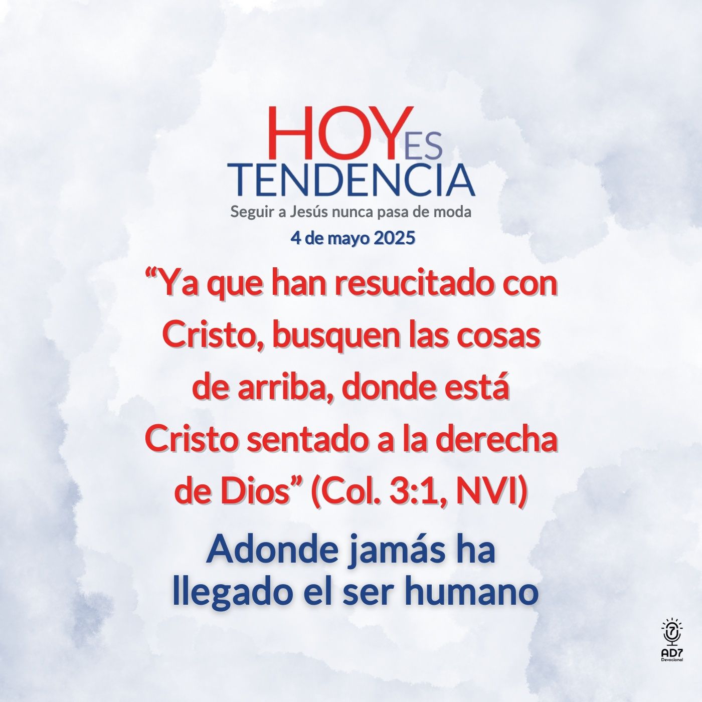 Adonde jamás ha llegado el ser humano ~ Devocional de Jóvenes ~ 4 de junio 2025