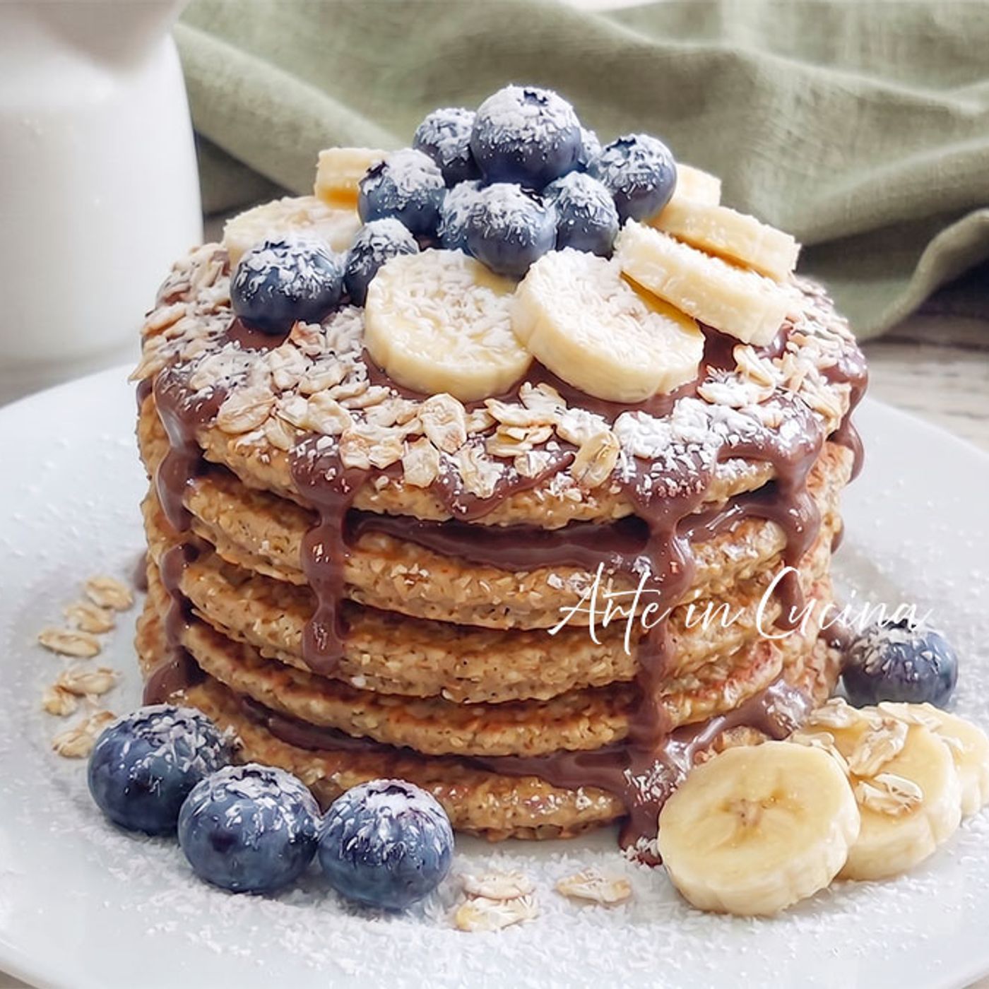 PANCAKE all'AVENA in 5 minuti