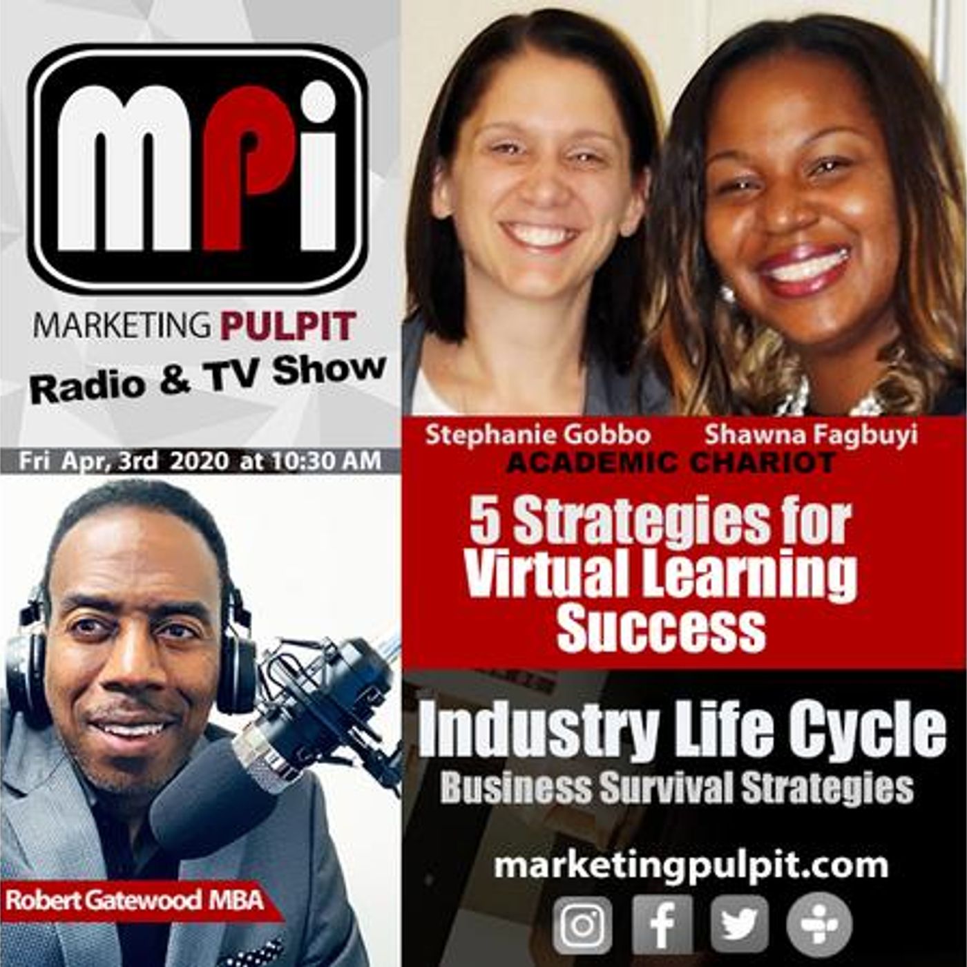 Marketing Pulpit with Gatewood, Shawna and Stephanie - Apr 3 2020 episode artwork