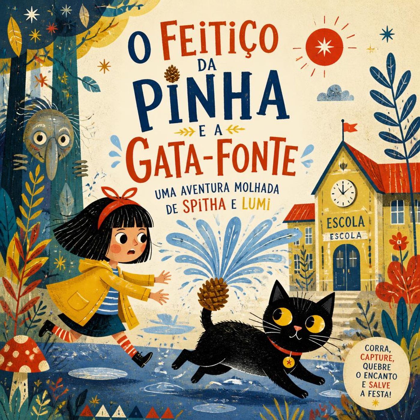 【Aventura Fantástica】A Pequena Spitha e a Gata do Chafariz Mágico