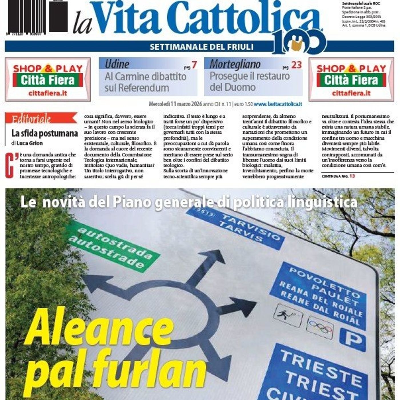 La Vita Cattolica in edicola dell'11/03/2026 episode artwork