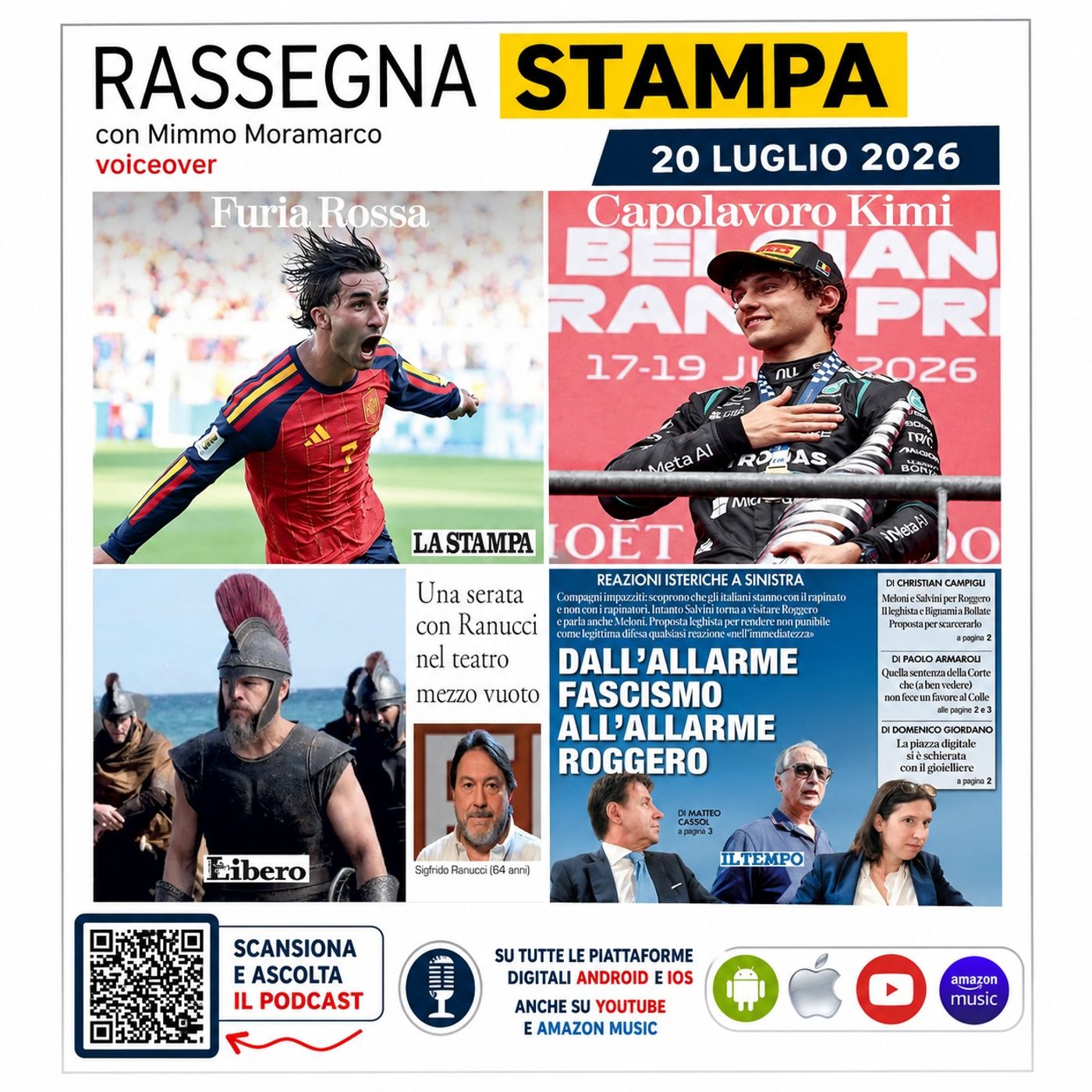 Rassegna stampa del 20 luglio 2026 episode artwork