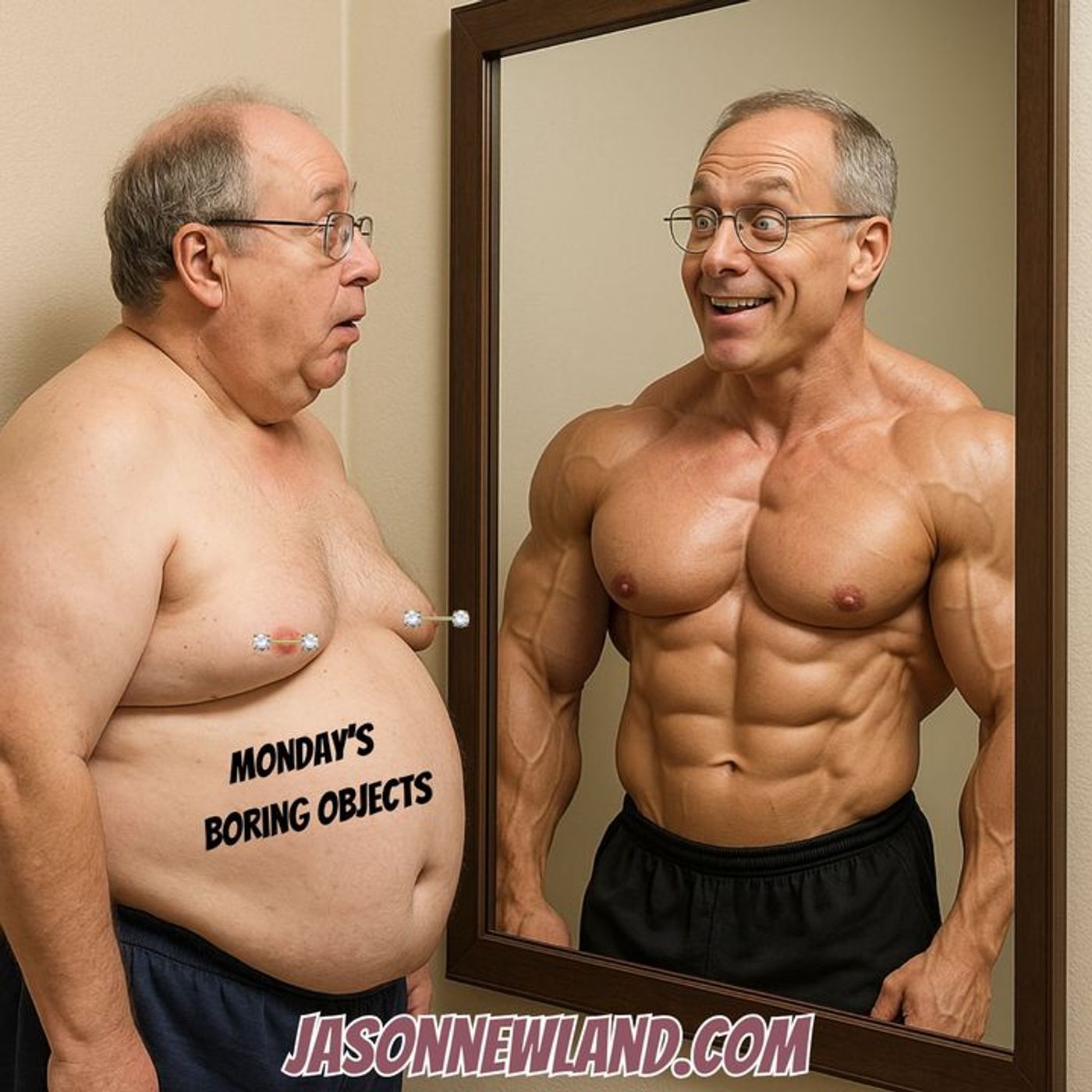 (no music) BODYBUILDING | Monday’s Boring Objects | LMBYTS #1405 | Jason Newland | 4th August 2025 episode artwork