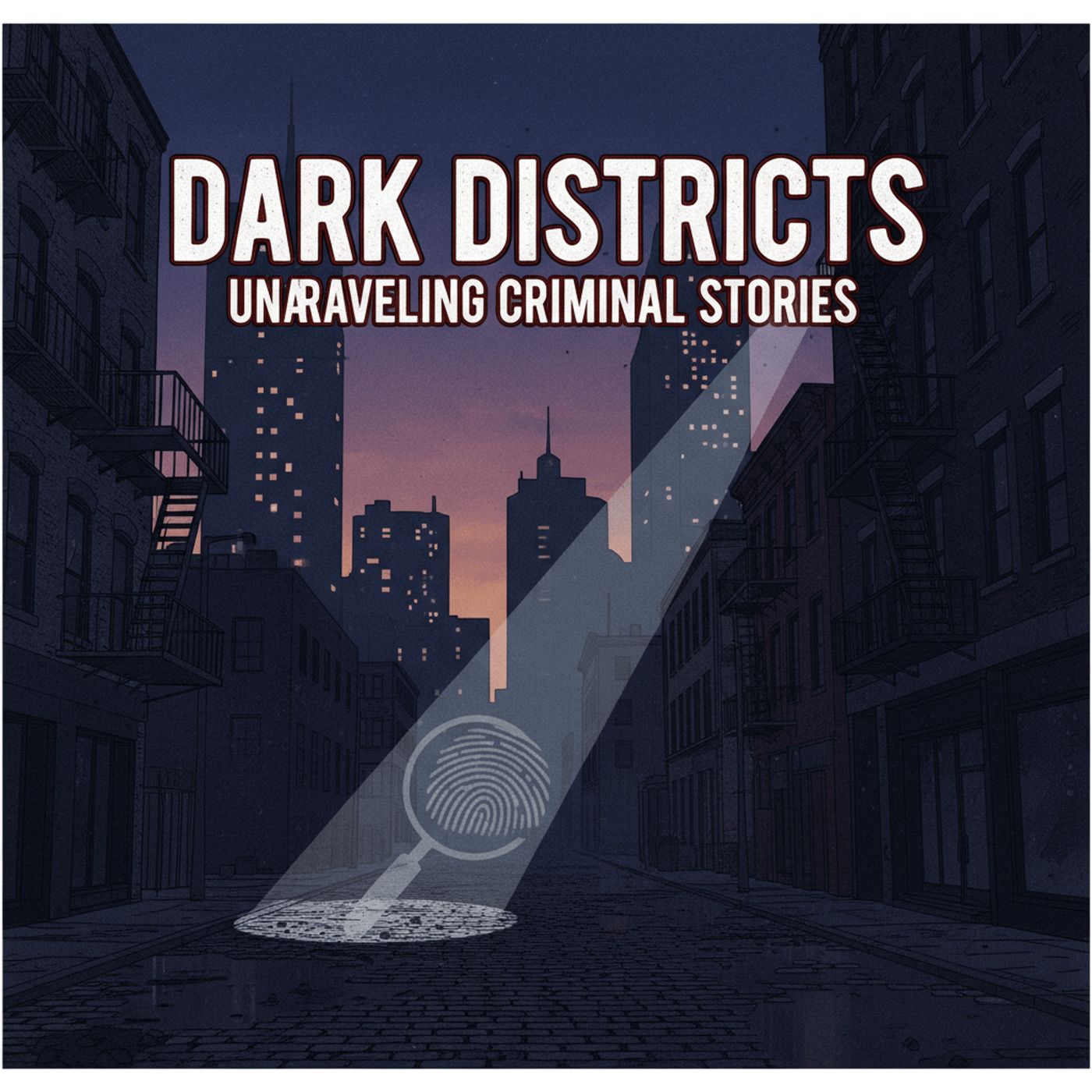 Dark Districts Unraveling Criminal Stories cover art