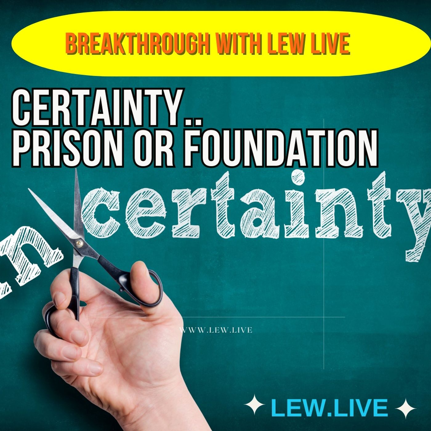 Certainty , a prison or a foundation episode artwork